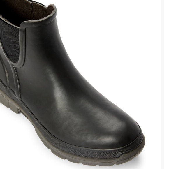 Bogs black Amelia slip on  rain boots - Picture 3 of 5